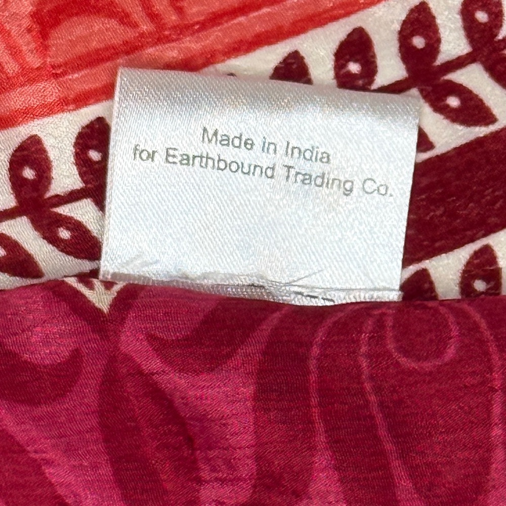 Earthbound | Boho Wrap Skirt | Patchwork Print Midi Skirt | OS - Picture 10 of 11